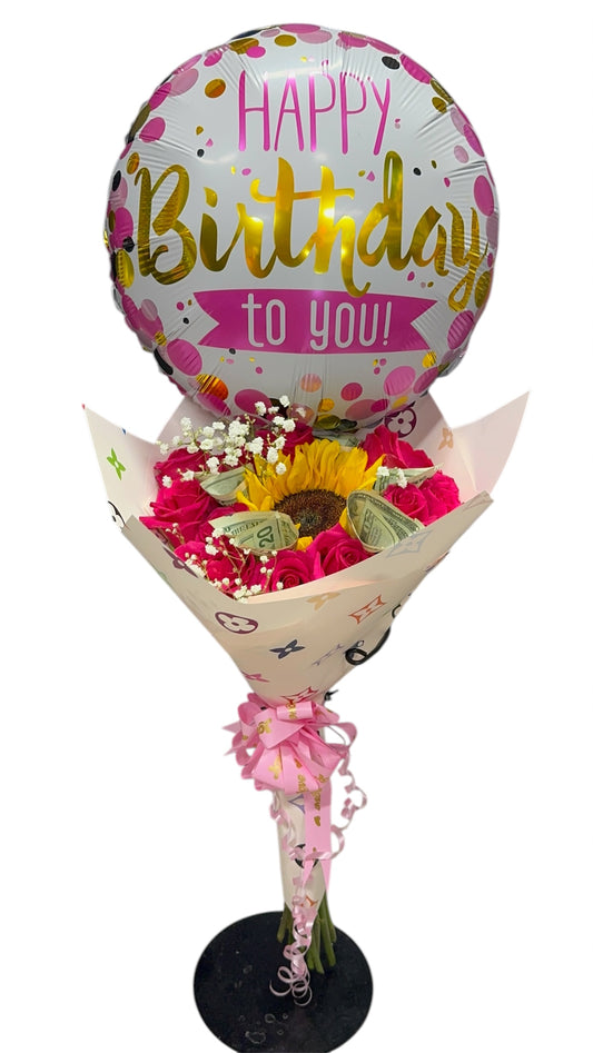 birthday vibes simple #1 bouquet